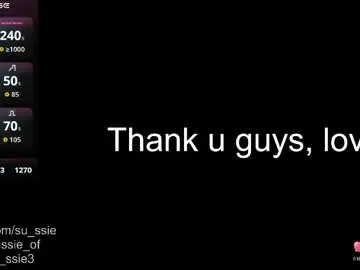 Chaturbate Best live sex cam show of su_ssie