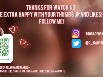 Chaturbate Live Porn of 2badforyou