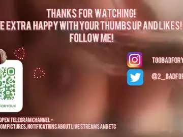 Chaturbate Live Porn of 2badforyou