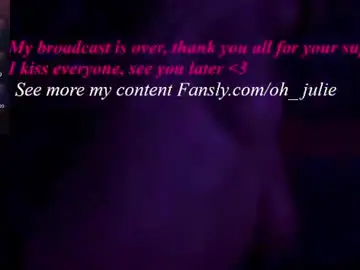 Chaturbate Live Porn of oh_julie