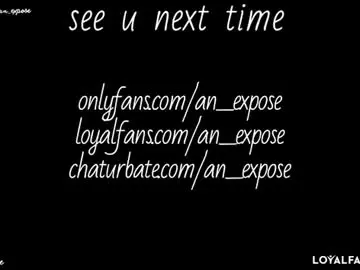 Chaturbate Best live sex cam show of an_expose